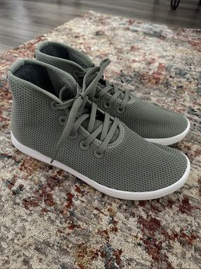 allbirds Men's High-Top Knit Sneakers - Olive